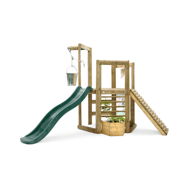 Montessori Plum Discovery Houten Speeltoestel Met Glijbaan