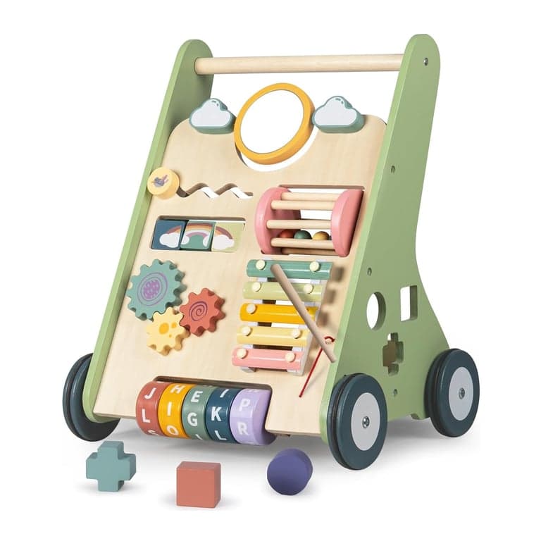 Bautia Loopwagen met Wielen Groen