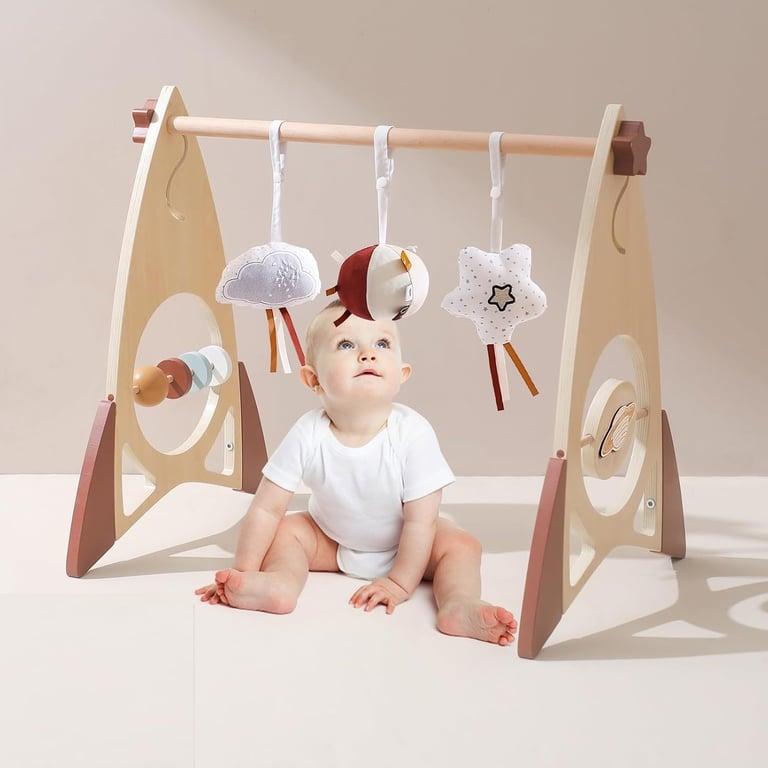 Montessori Let's Make Houten Baby Speelgym Katoenen Sterren