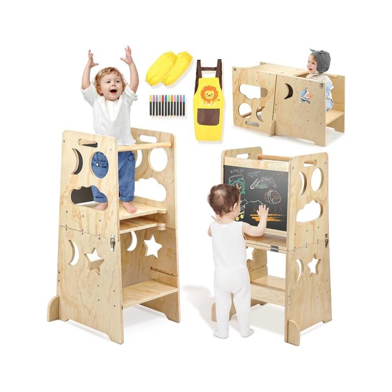 Montessori Joyibay 4-in-1 Ombouwbare Peutertoren