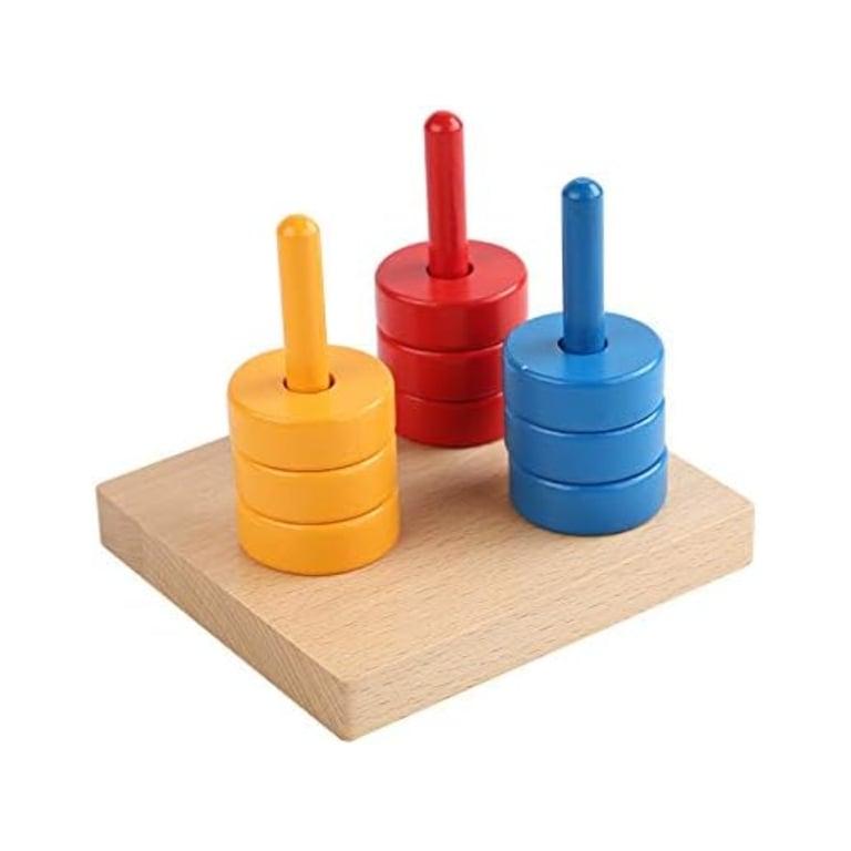 Montessori Adena Montessori Gekleurde Ringen op 3 Gekleurde Pennen