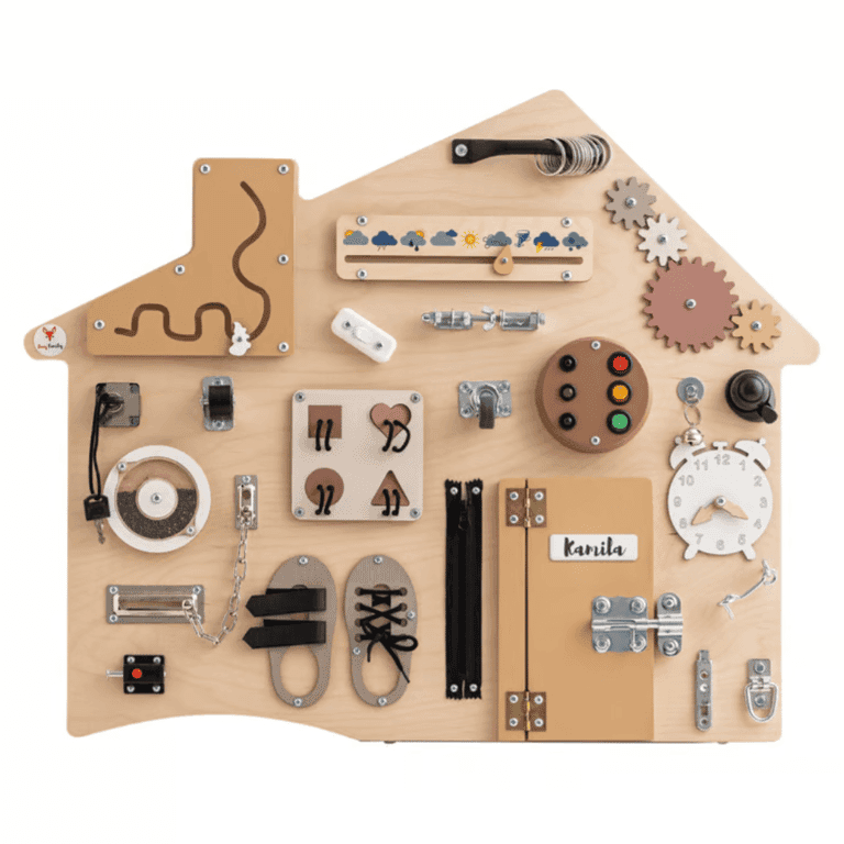 Foxy Family XL Activiteitenbord Boho Met Naam Niet Vrijstaand