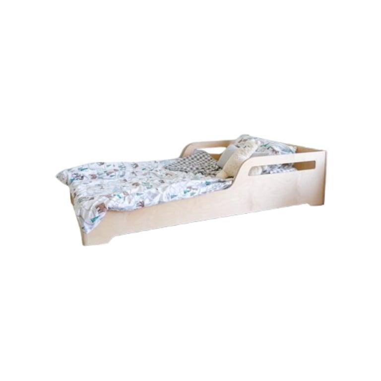 Montessori Magic of Wood Montessori Bed met Uitsparingen Ply King Single