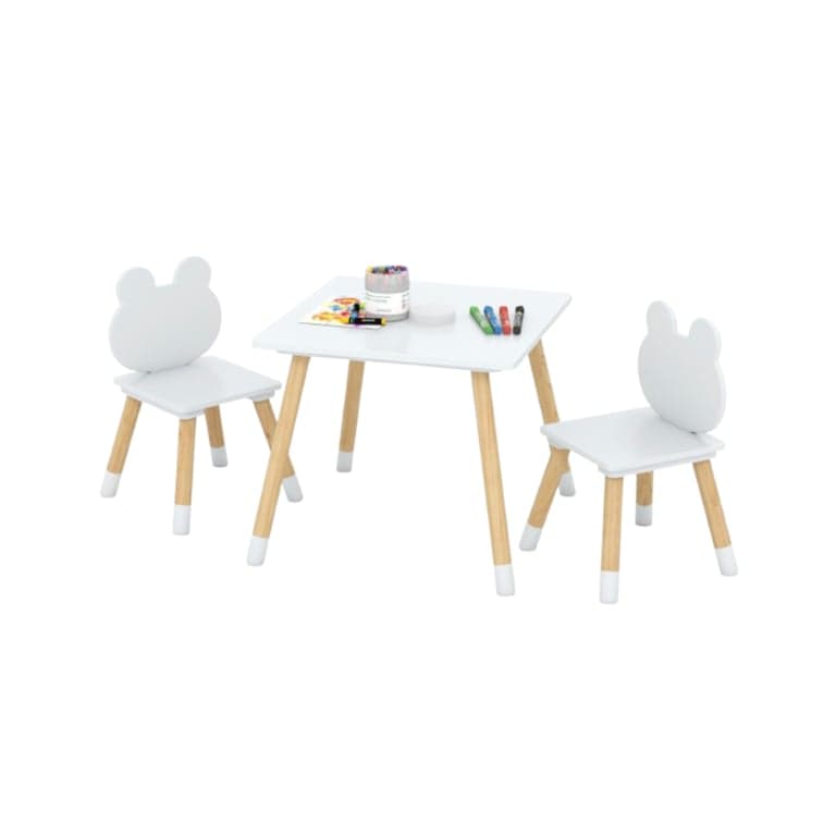 Costway Tafel en Stoelen Set Kikker-Vormig