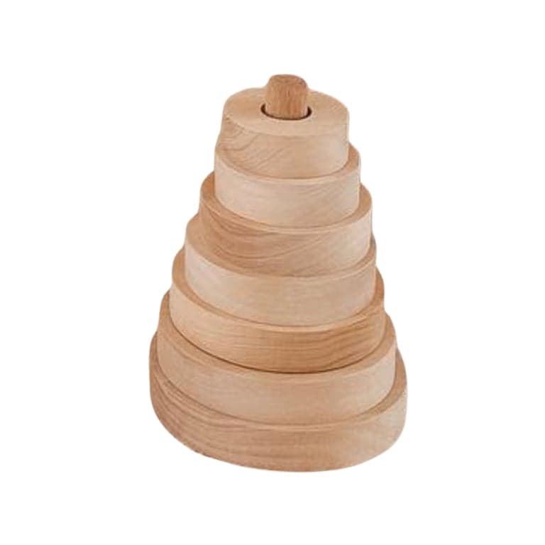Henry & Flo Houten Ringenstapelaar Ruw Hout