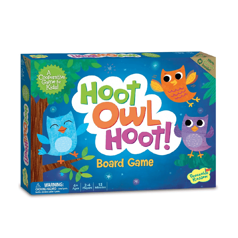 Montessori Peaceable Kingdom Bordspel Hoot Uil Hoot (Engelstalig)