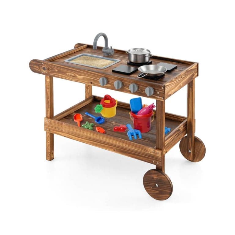 Costway Buiten Roerende Modder Keuken