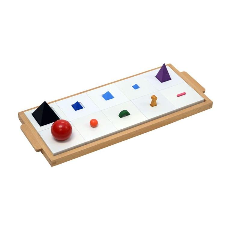 Montessori Kid Advance Montessori 3D Houten Grammaticasymbolen met 10 Dienbladen