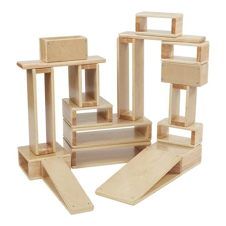 Montessori ECR4Kids Holle Blokken Set 18-Delig