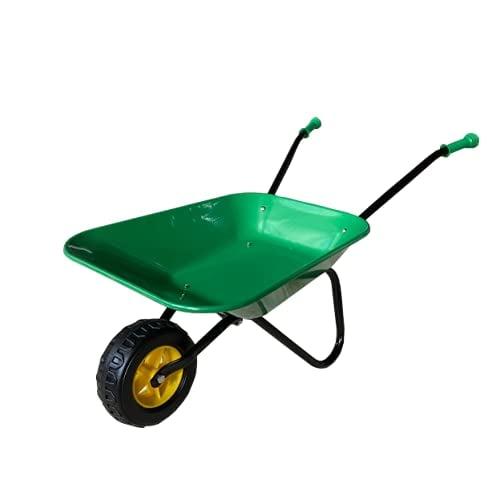 Montessori ASC Kids Metalen Kruiwagen Groen en Zwart