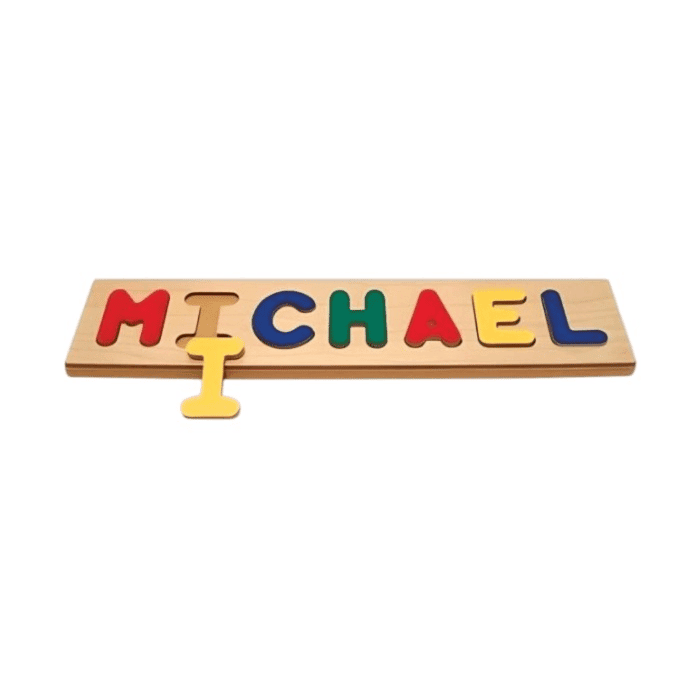 Alphabet Trains Personalized Name Puzzle Board