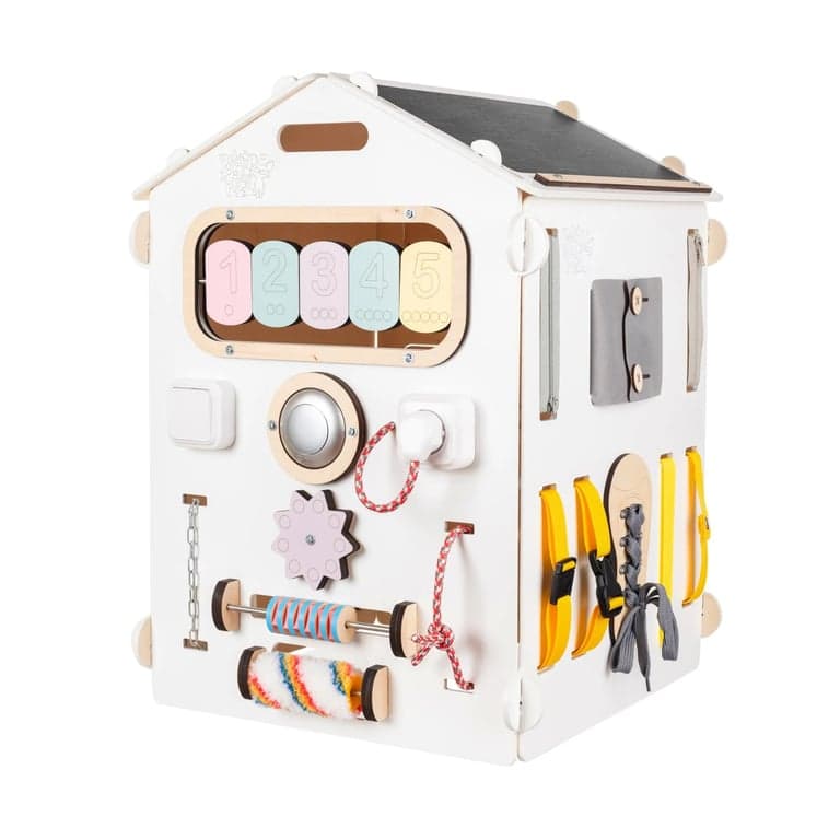 Busy Kids Busy Huis Wit Pastel
