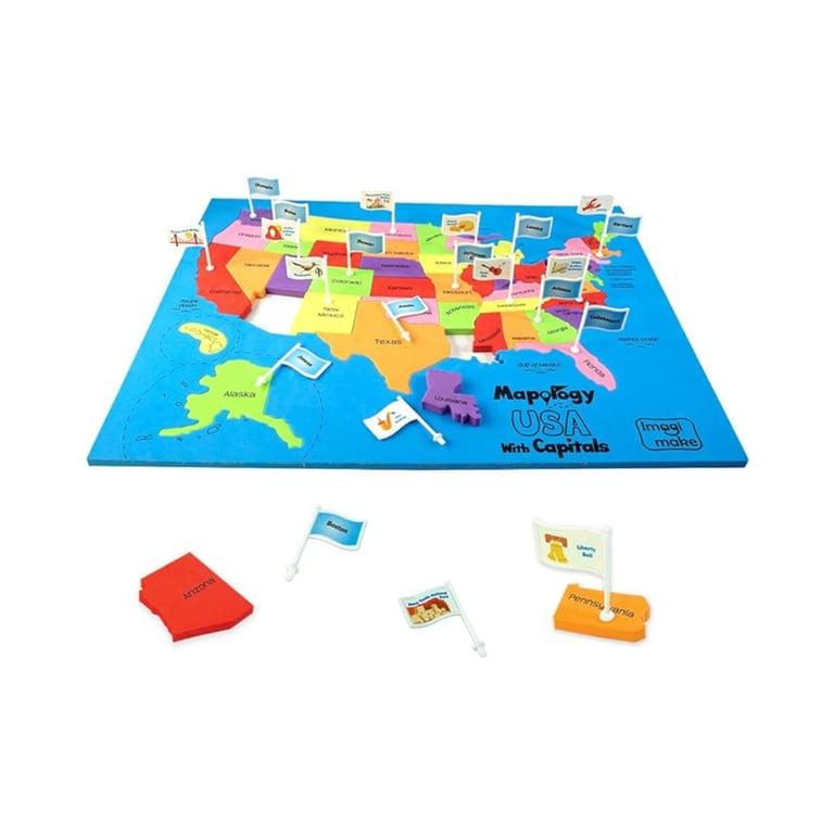 Montessori Imagimake Mapology USA Map With Capitals