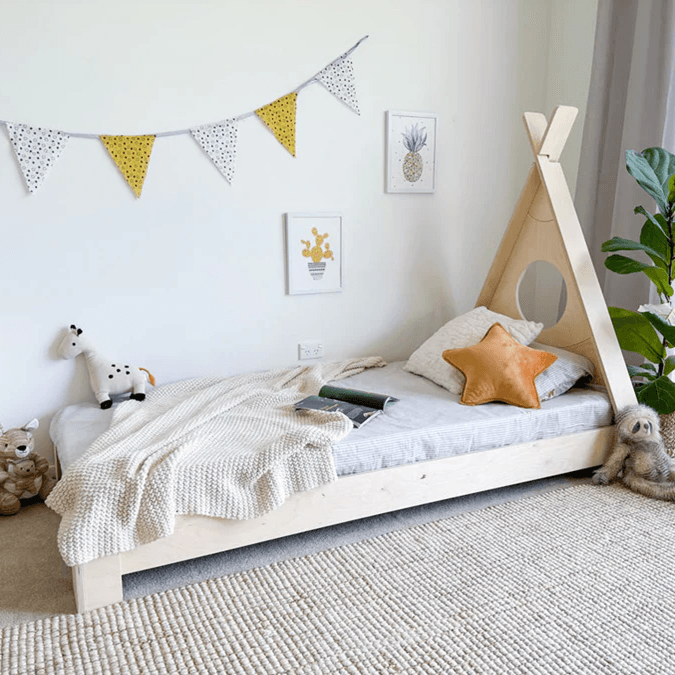 Montessori Magic of Wood Tipi Vloerbed Eenpersoons