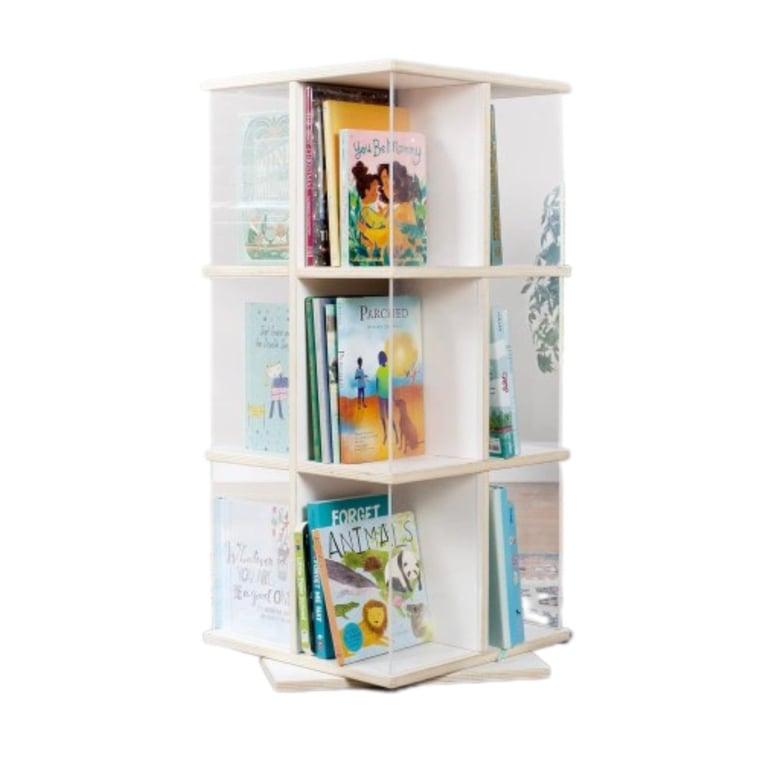 Montessori Guidecraft EdQ Draaibare Boekendisplay Wit