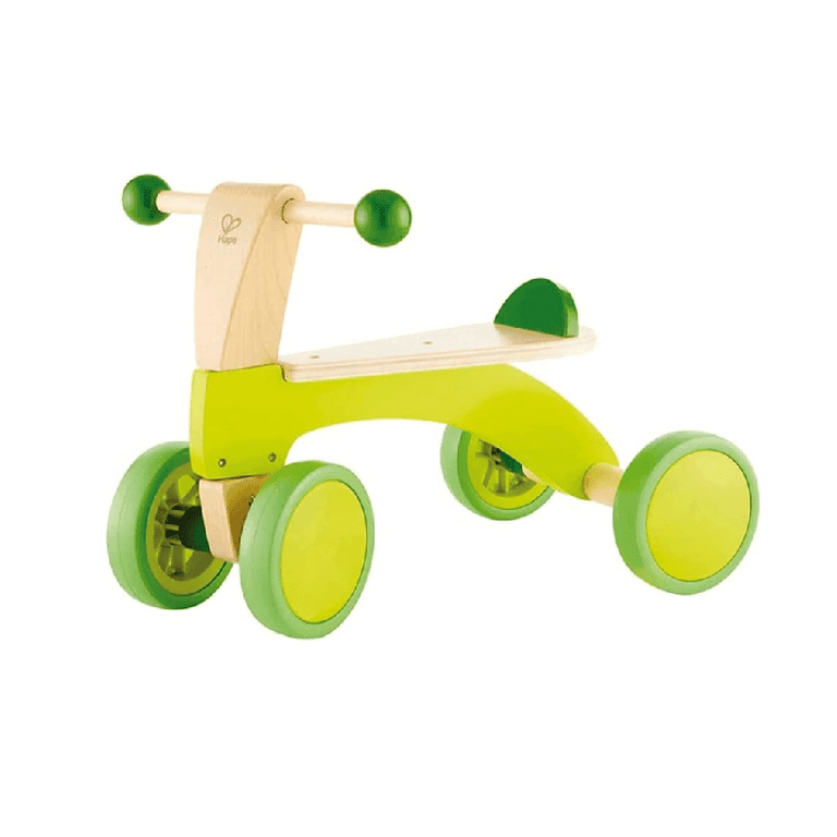 Montessori Hape 4 Wielen Loopfiets Scoot Rondrijden Groen