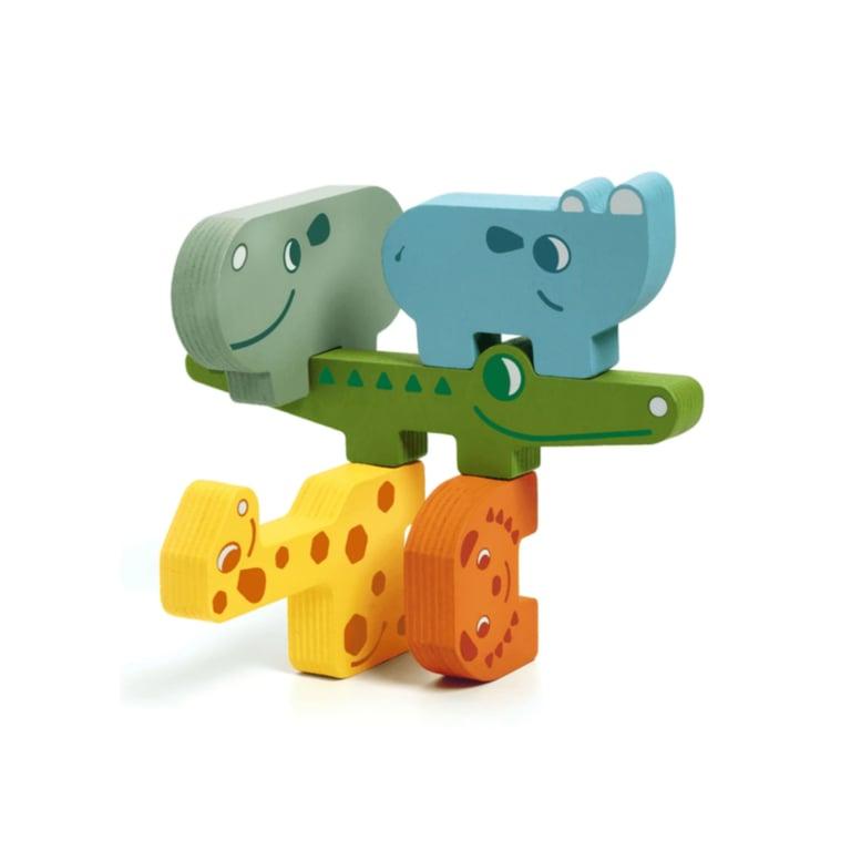 Montessori Clever Toys Box Dieren Stapel Blokken