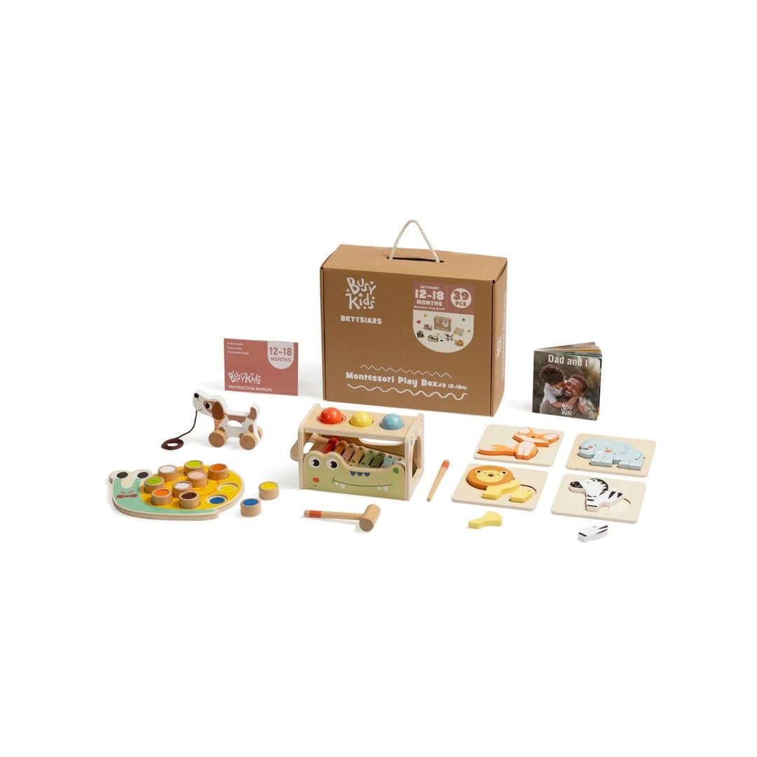 Busy Kids Montessori Speelboxset 12-18 Maanden 2