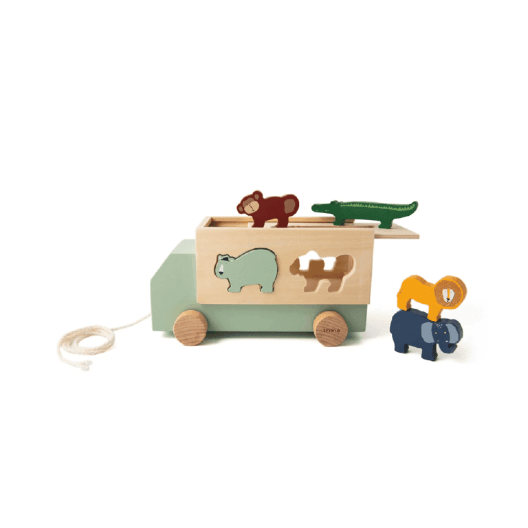 Montessori Trixie Houten Dierenwagen