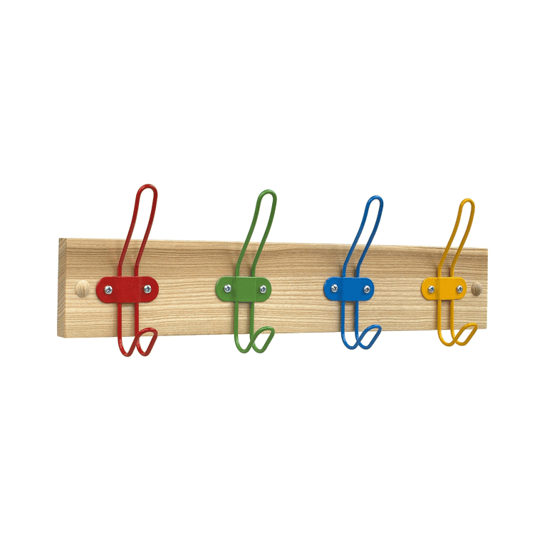 Montessori Tibres Kids Coat Hook Rack Matt Lacquer