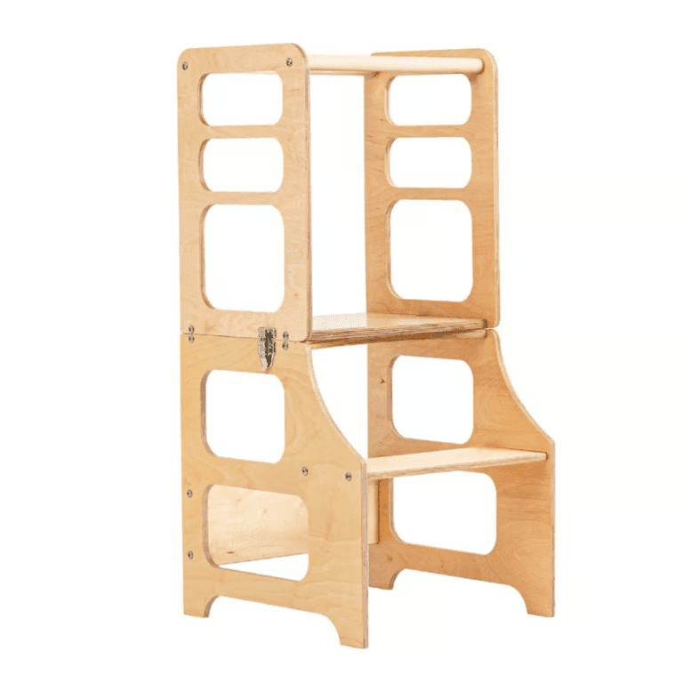 Duck Woodworks Omvormbare Peutertoren Natuurlijk Hout