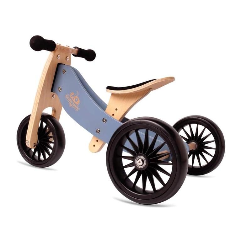 Montessori Kinderfeets Tiny Tot Plus 2-in-1 Balansfiets Leisteenblauw