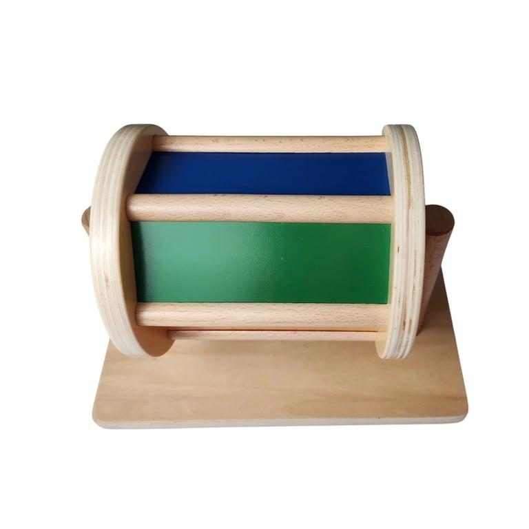 Montessori SK ToyBox Rainbow Spinning Drum