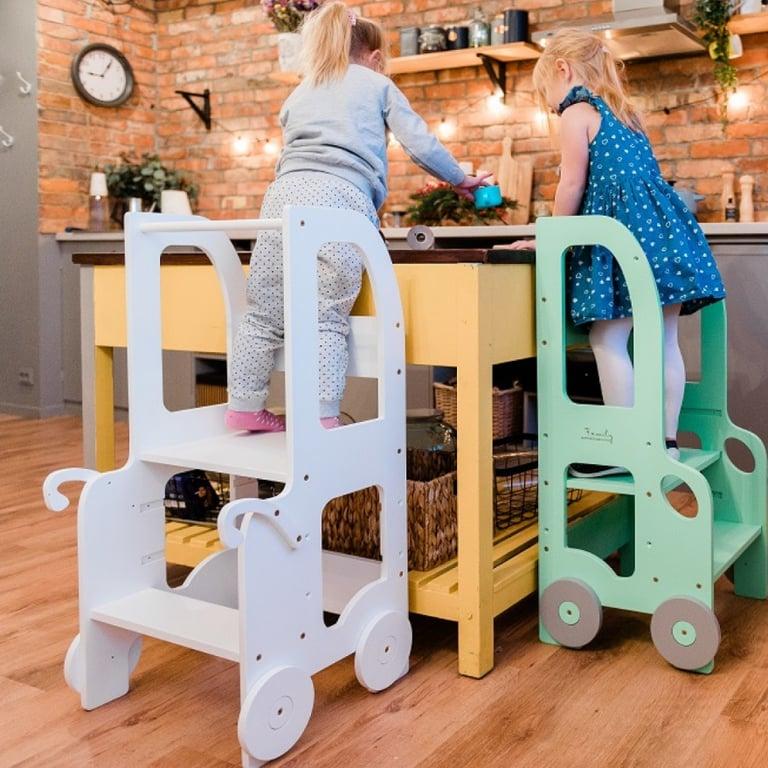 Montessori Family SCL Verstelbare Trolley Leertoren Wit