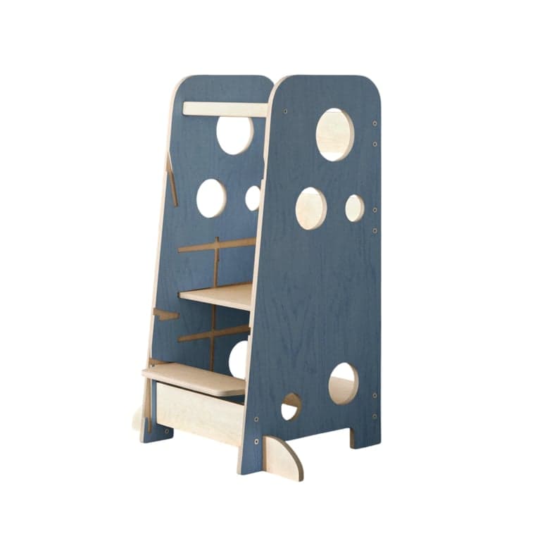 Busy Kids Groeiende peutertoren 3-in-1 XL blauw