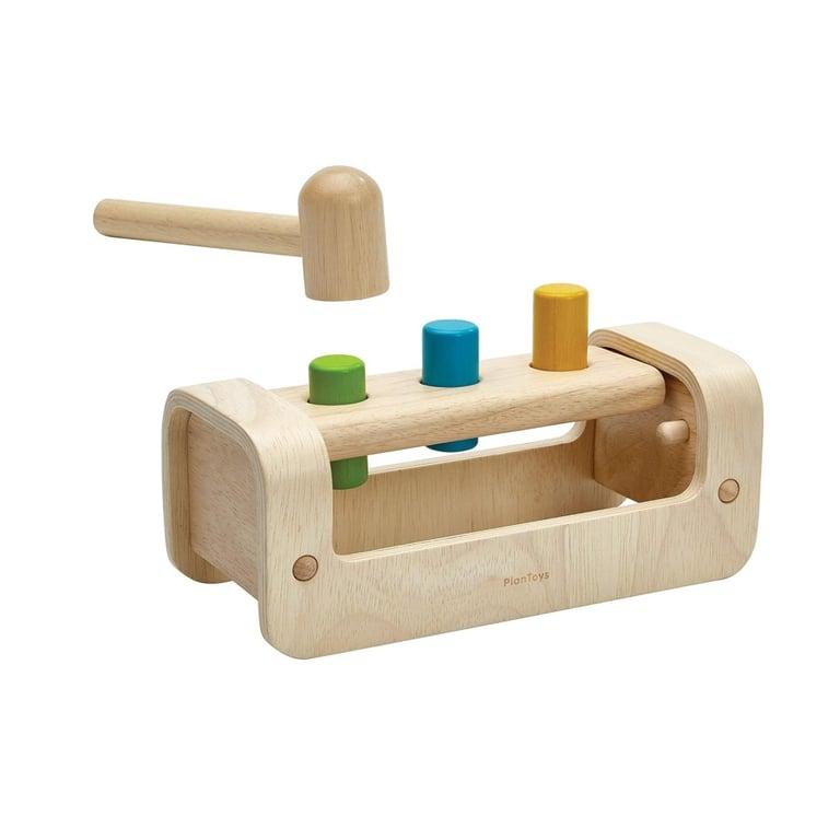 Montessori Plan Toys Houten Stampbank Met Hamer Speelgoed