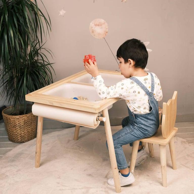 Montessori RoedeerwoodenStore Water en Zand Activiteiten Tafel 16 x 40 cm Hoekpoten