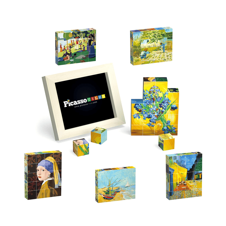 Montessori PicassoTiles Magnetische Kubus Puzzel Kader Kunst