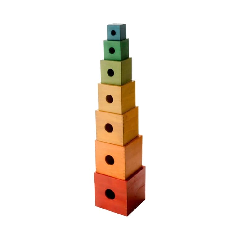 QToys Nestkastjes Regenboog