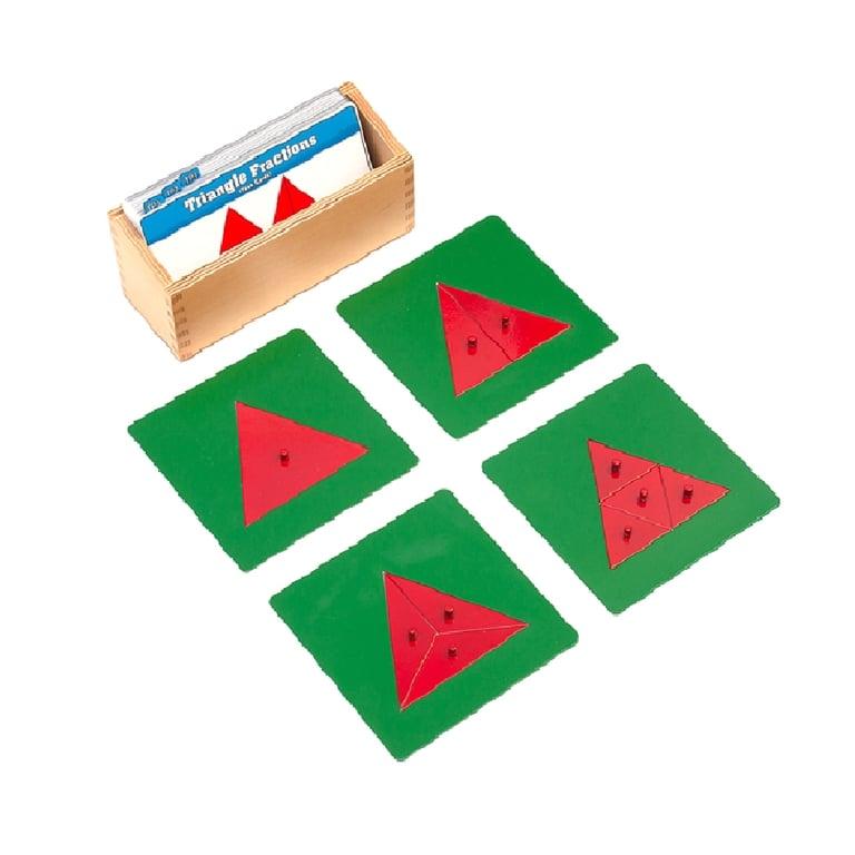 Montessori Alison's Montessori Driehoek Breuken met Standaards Complete Set