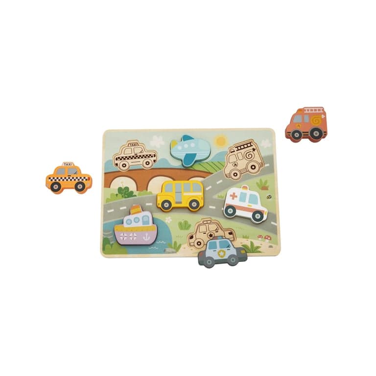Busy Kids Puzzel Transport