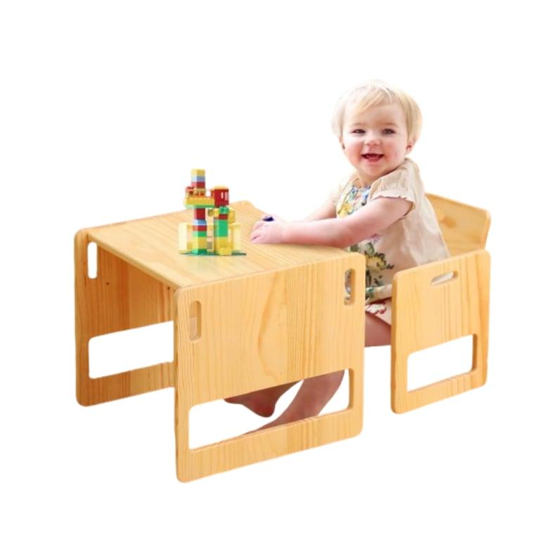 Montessori Funlio Montessori Peutertafel en Stoel Set