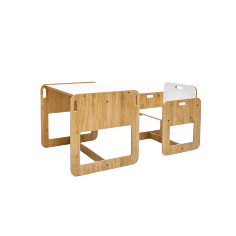 Montessori Nwe Nwe Baby-Bijttafel-en-Stoelset