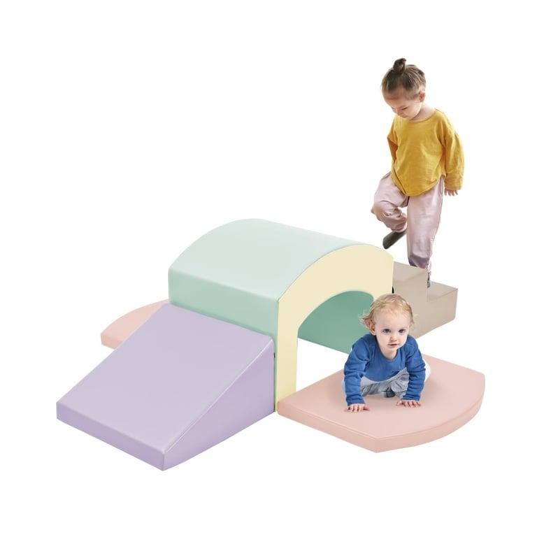 Montessori Merax 5-Delig Zachte Speelset Pastel