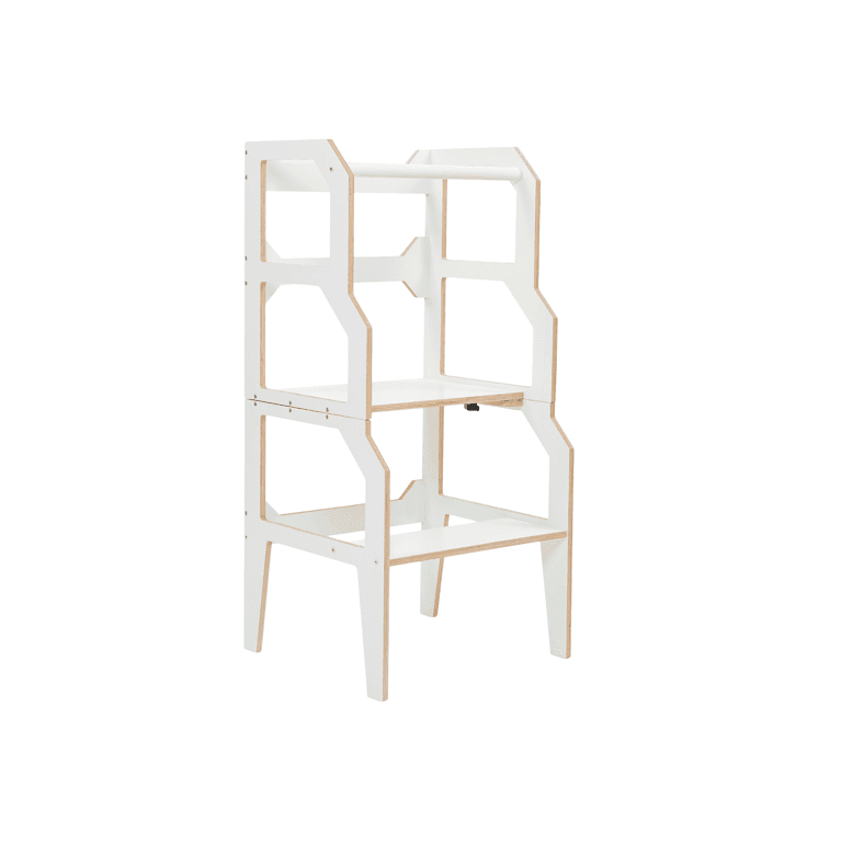 Lakaluk Ombouwbare Leertoren Wit - Montessori Product