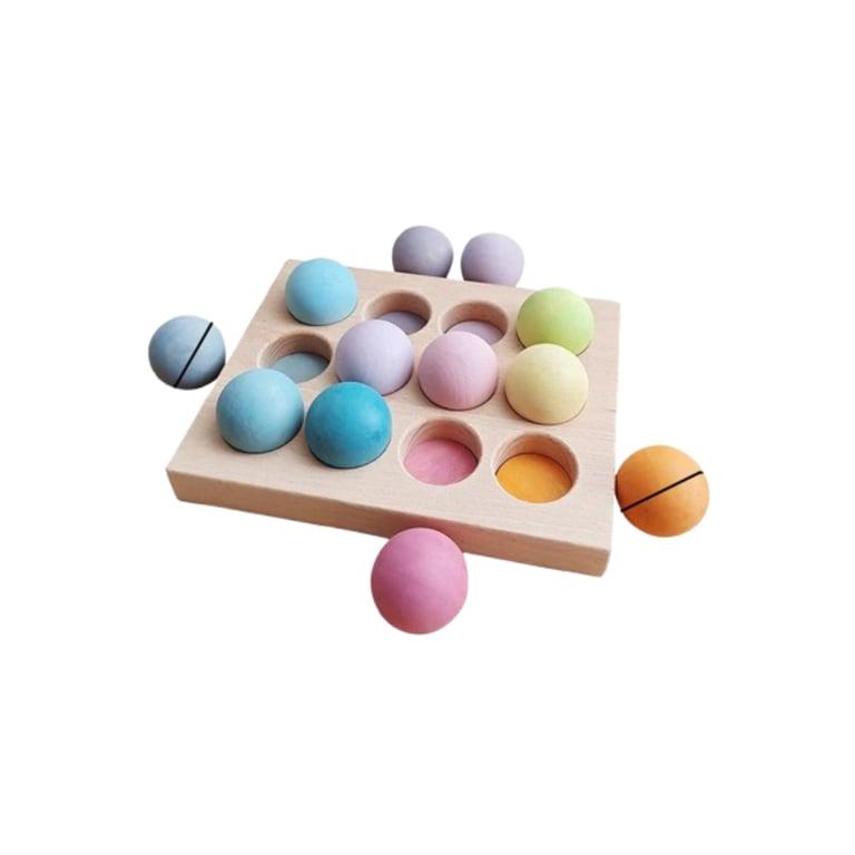 Montessori BippityBoppityBoo Kleur Sorteerspellen 12 Macaron