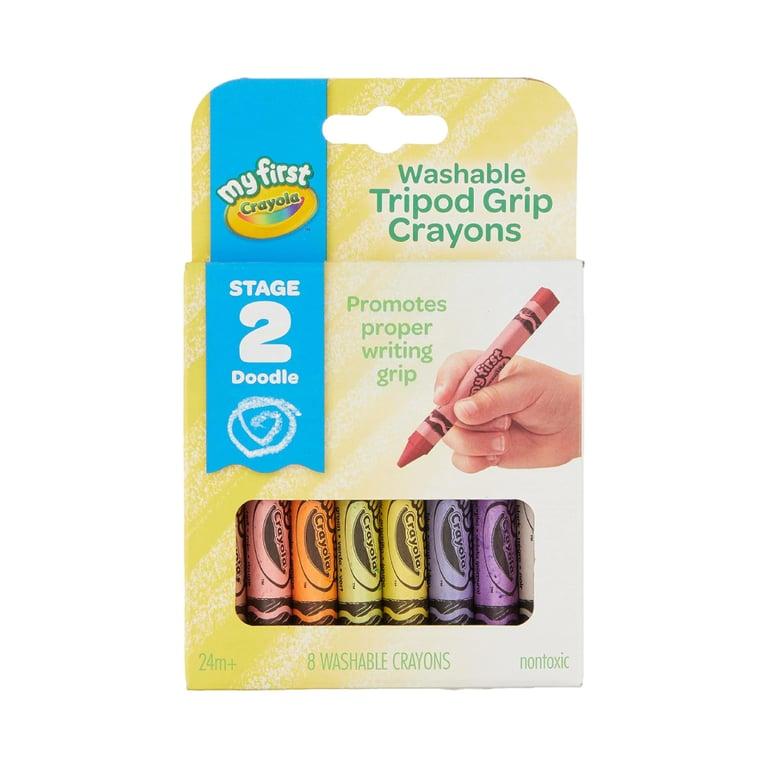 Montessori Crayola Mijn Eerste Wasbare Tripod Grip Krijtjes