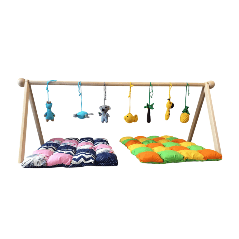 Montessori BambyGym Twins Baby Gym With Toys & Mat