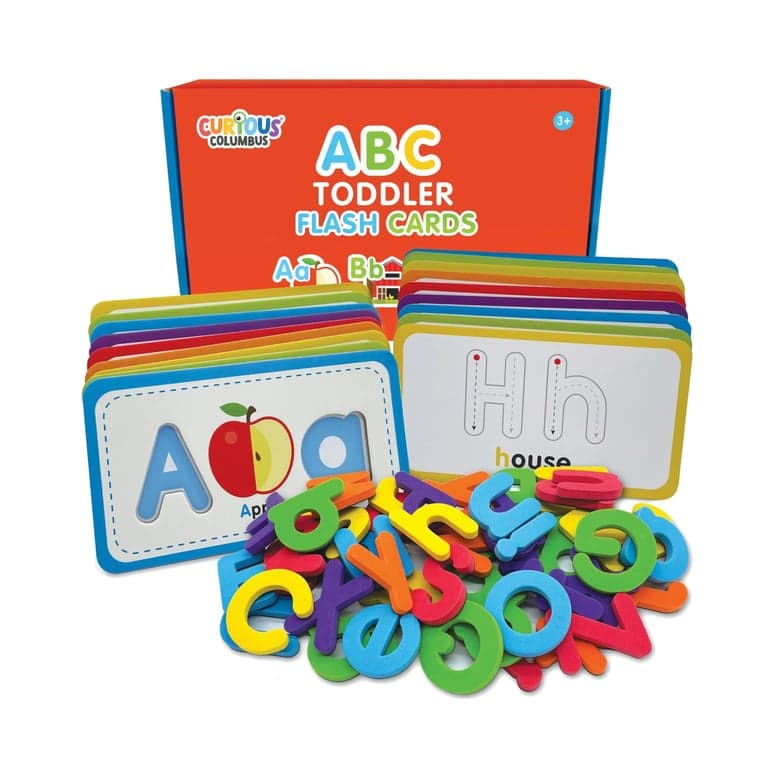 Curious Columbus Flashcards & ABC Magnetische Letters