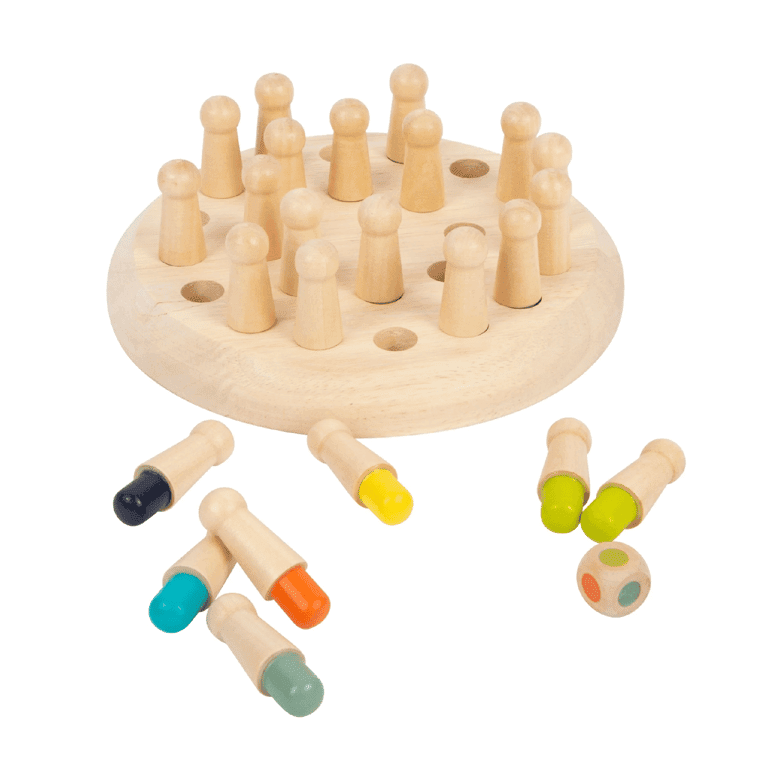 Montessori Small Foot Houten Kleuren Memory Spel