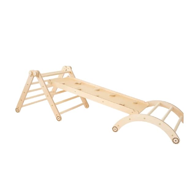 Cliff Toys Combo Pikler Driehoek Met Glijbaan en Boog