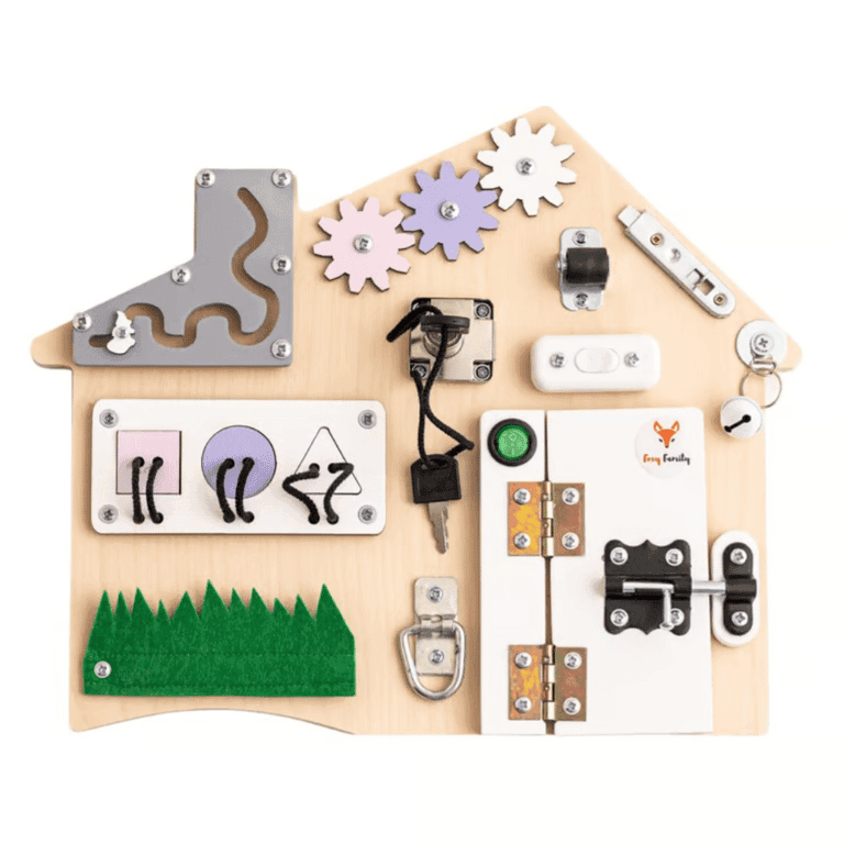 Foxy Family Mini Activiteitenbord Roze Paars