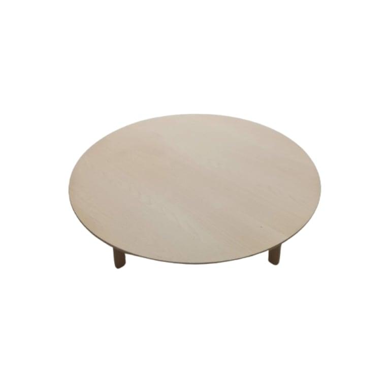 Montessori ZerenceDesign Ronde Lage Tafel 70 cm met 20 cm Poten Licht