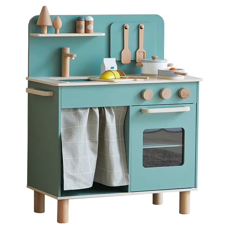 Montessori Giant bean Minimalist Kitchen Forest Valley Green