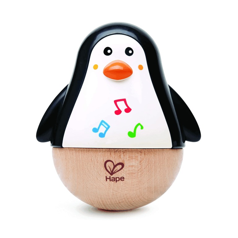 Montessori Hape Pinguïn Muzikale Wiebelaar Zwart