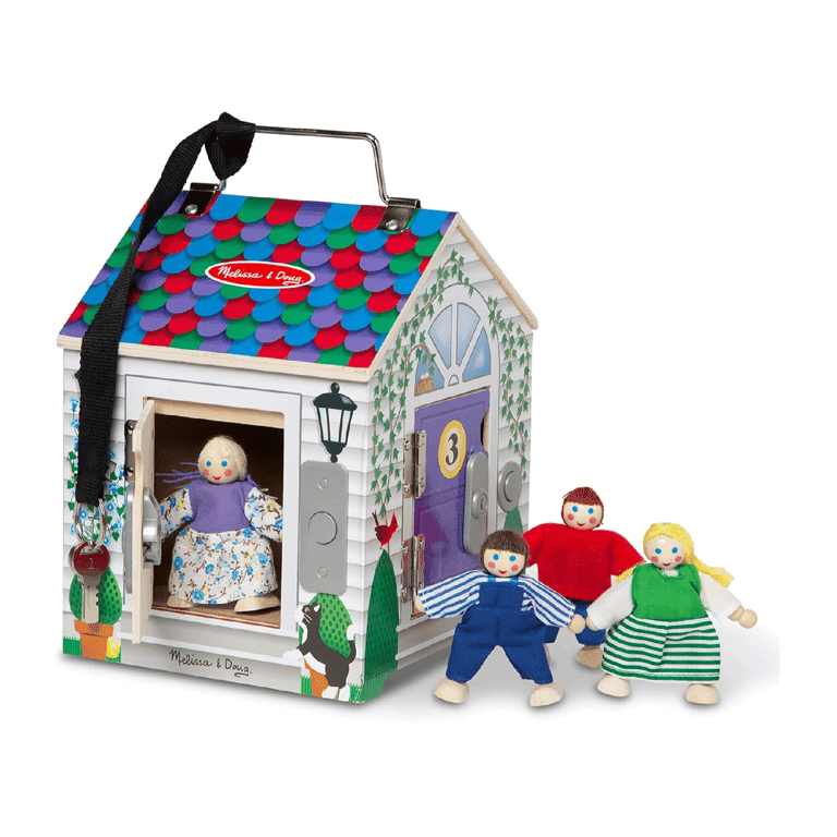 Montessori Melissa & Doug Slot en Sleutel Poppenhuis